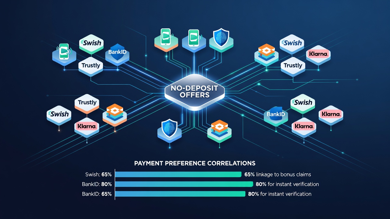 Data visualization of payment preferences tied to no-deposit offers on regulated Swedish mobile gambling platforms